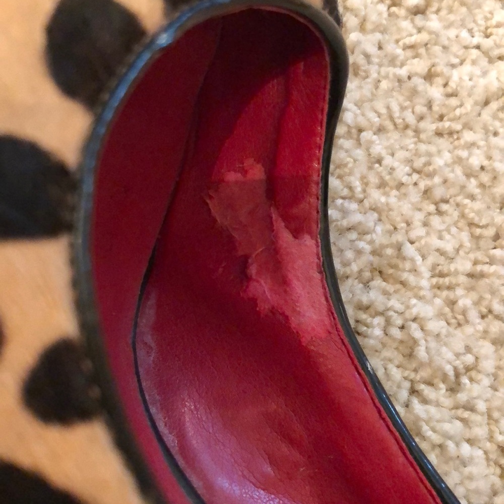Nine West leopard heels - Picture 8 of 8